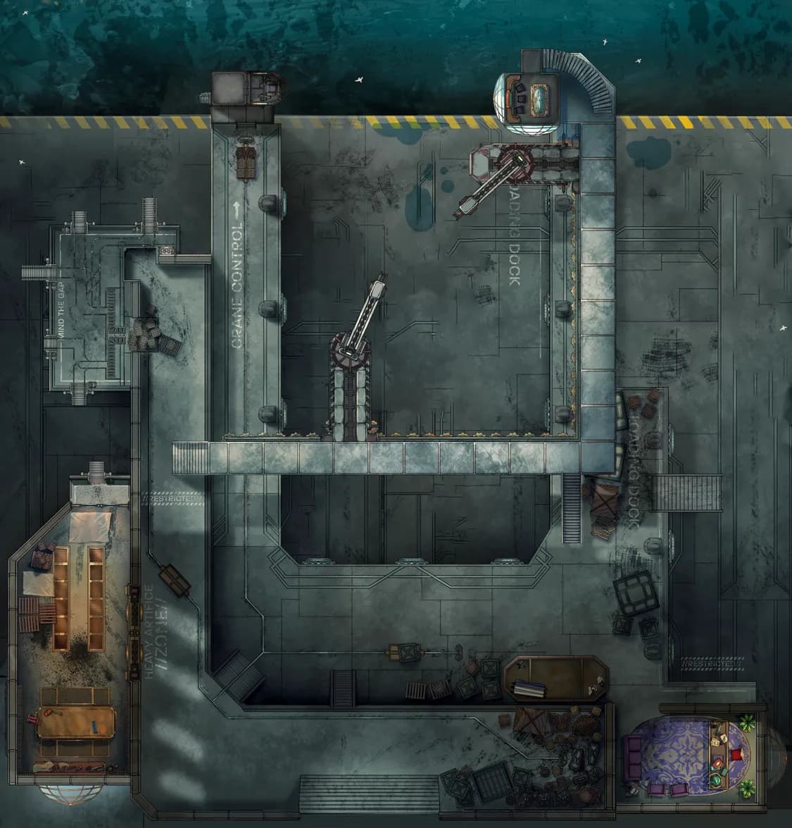 Hangar Bay map, Dry Dock variant thumbnail