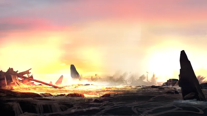 Harpy Cove map, Sunset No Stack variant