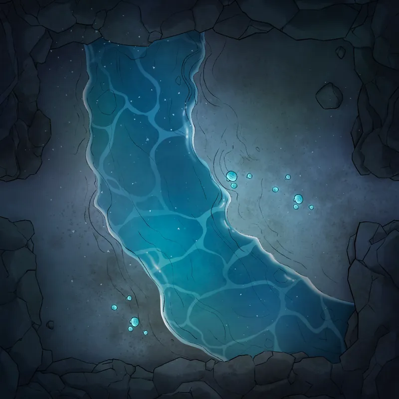 Modular Caves map, Underwater Springs River 01 variant thumbnail
