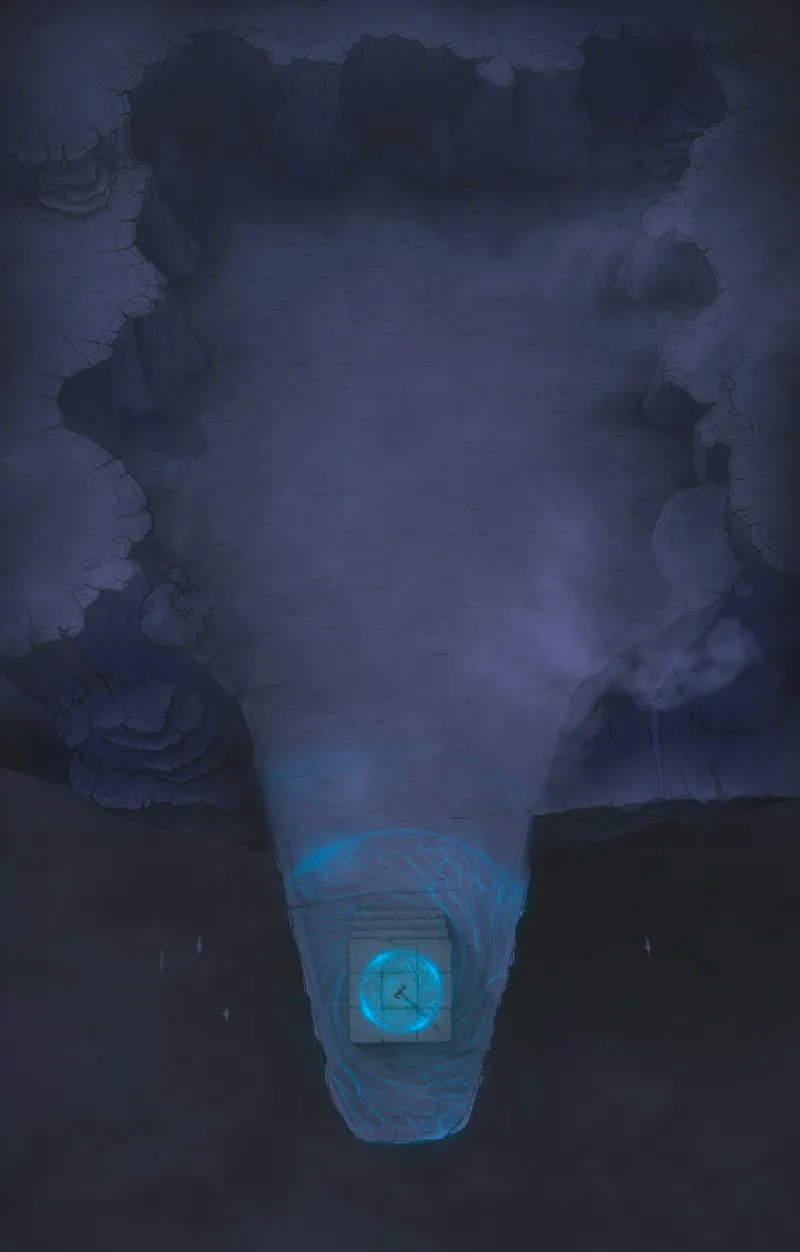 Mountaintop Altar map, Night Sword variant