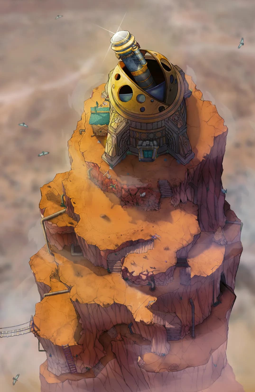 Mountaintop Observatory map, Mesa variant thumbnail