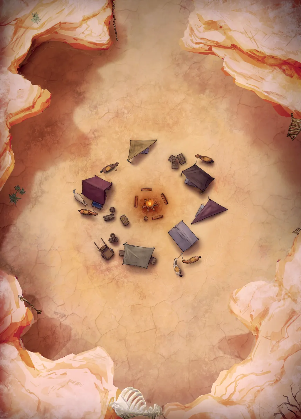 Desert Canyon map, Camp Day variant thumbnail