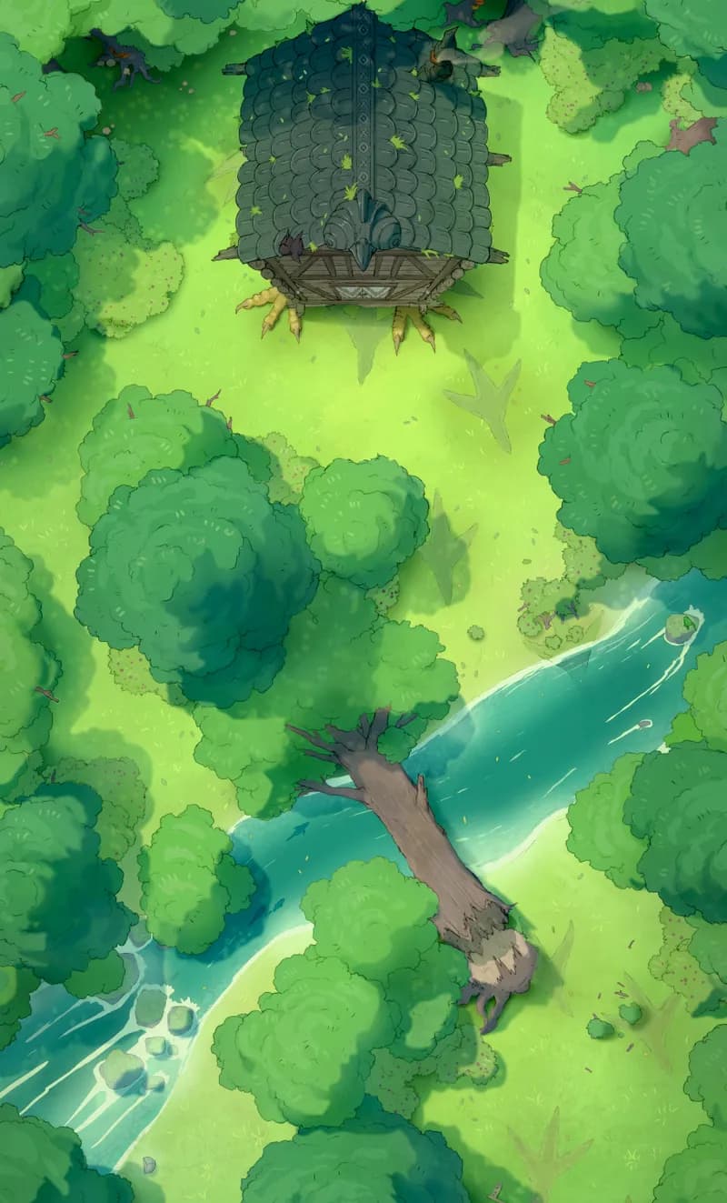 Baba Yaga's Domain map, Original Day variant