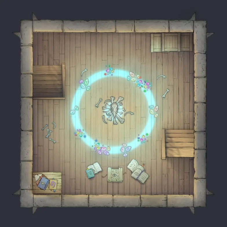 Magic Wizard's Tower map, Interior Floor 28 variant thumbnail