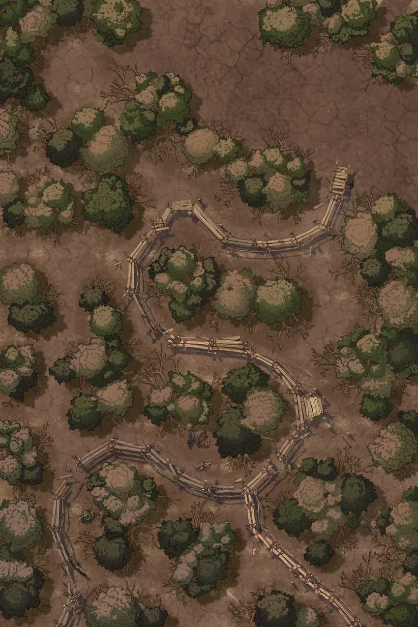 Mangrove Forest map, Drought Day variant thumbnail
