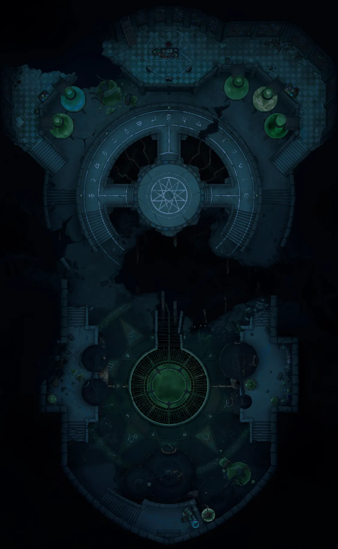 Alchemy Dungeon map, Dark variant thumbnail