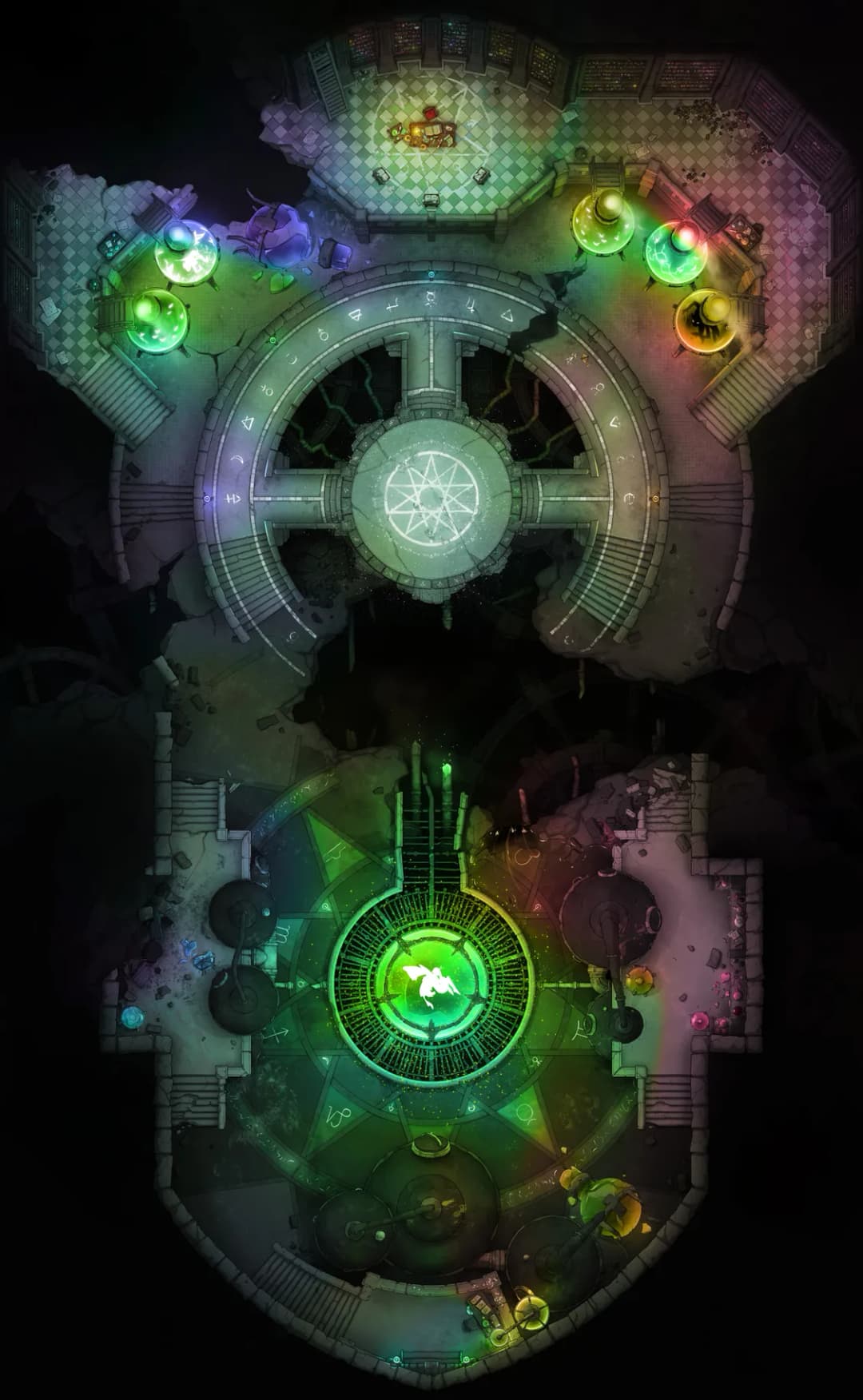 Alchemy Dungeon map, Trapped Fey variant