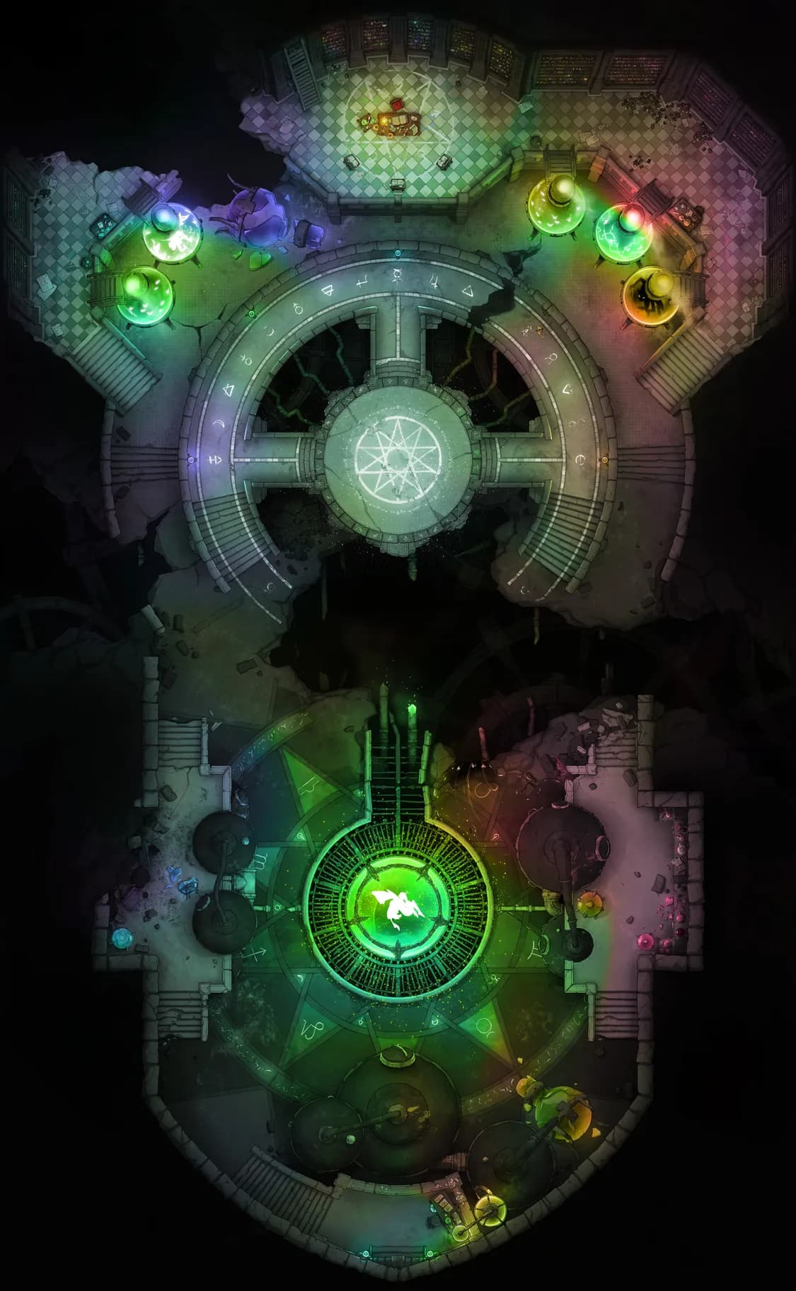 Alchemy Dungeon map, Trapped Fey variant thumbnail