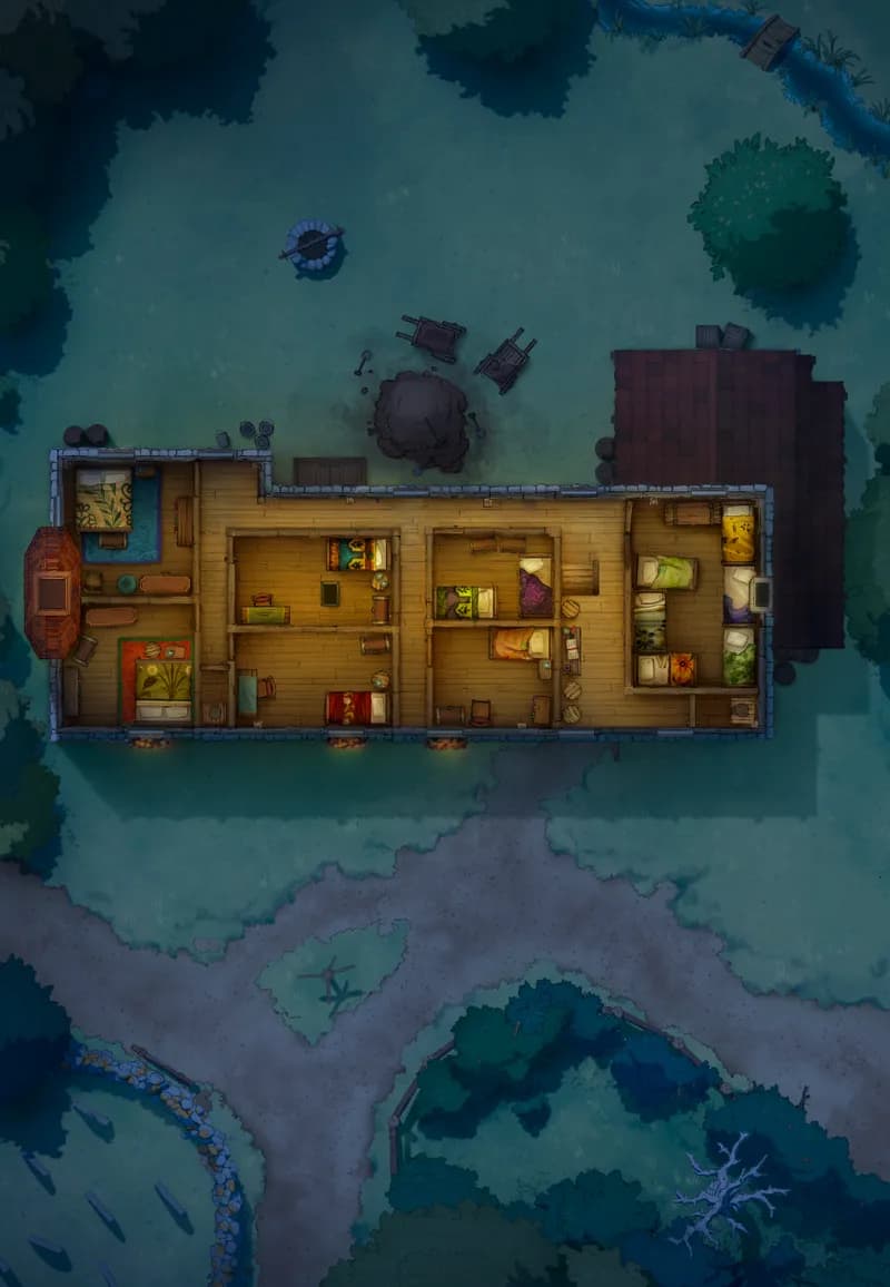 Ages of the Vale: Public House map, Upstairs Cellar Construction Night variant thumbnail