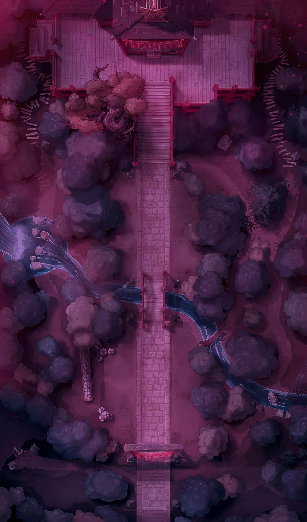 Forest Shrine Festival map, Blood Moon Night variant thumbnail