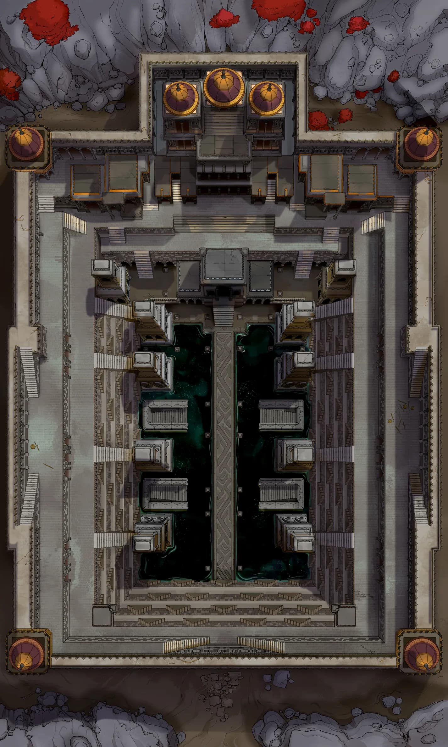 Ancient Stepwell map, Darkwell variant thumbnail