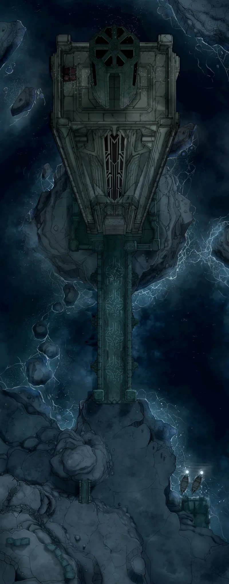 Chthonic Lighthouse map, Lights Off variant thumbnail