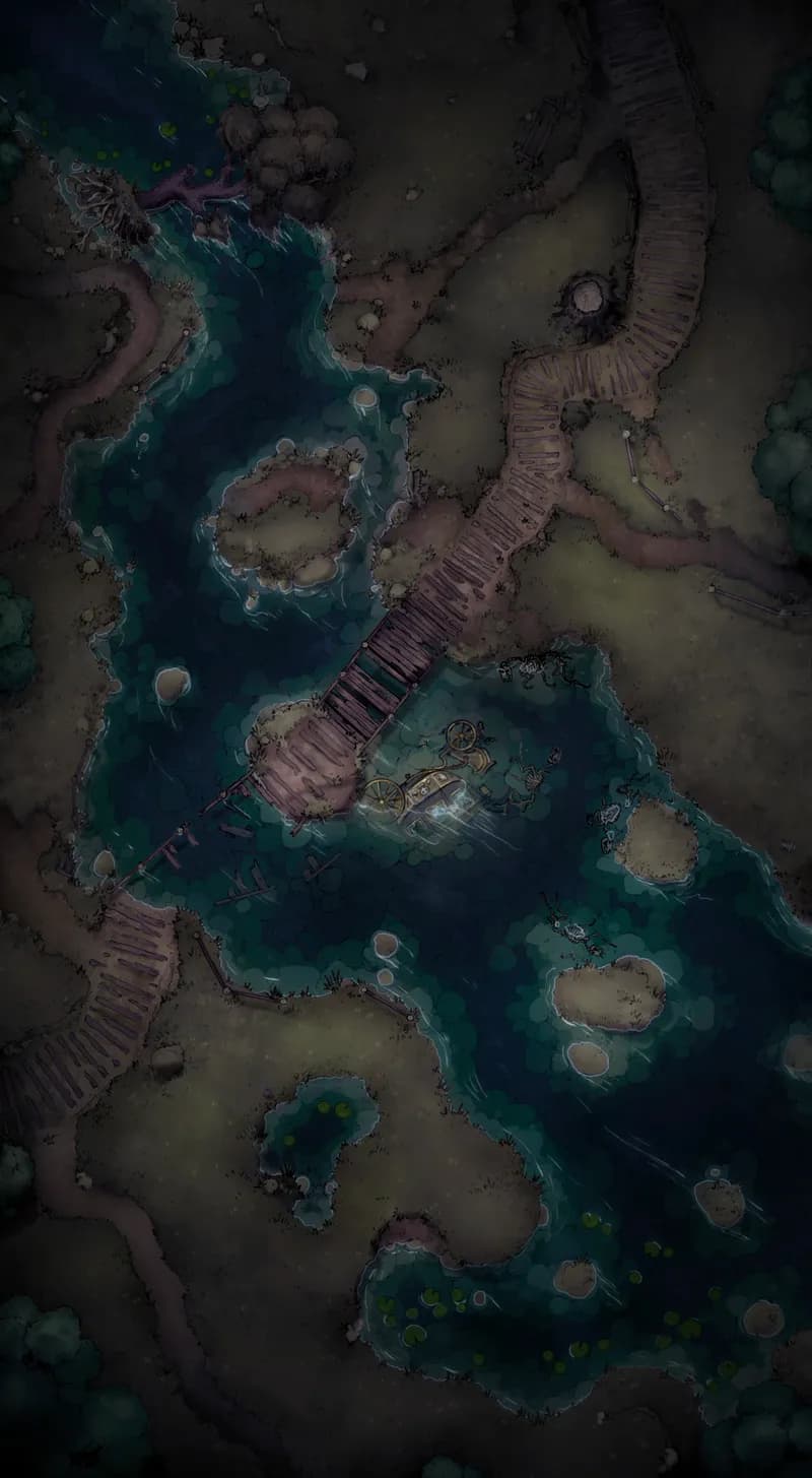 Banshee Moor map, Original Night variant thumbnail