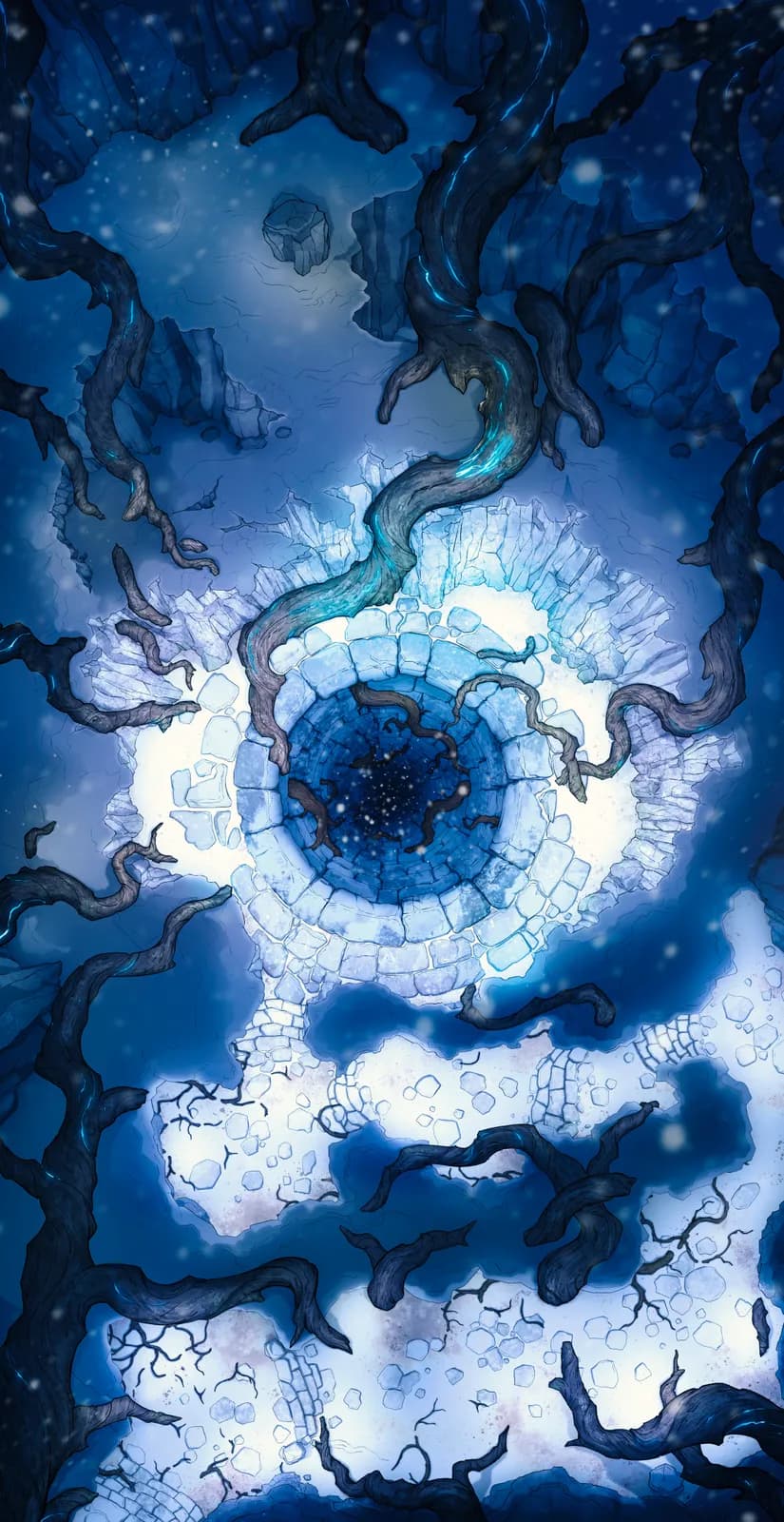 Yggdrasil Roots map, Winter Empty variant thumbnail