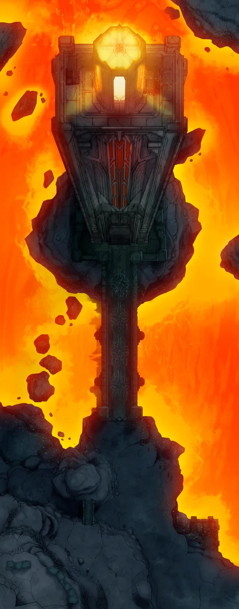 Chthonic Lighthouse map, Lava variant thumbnail