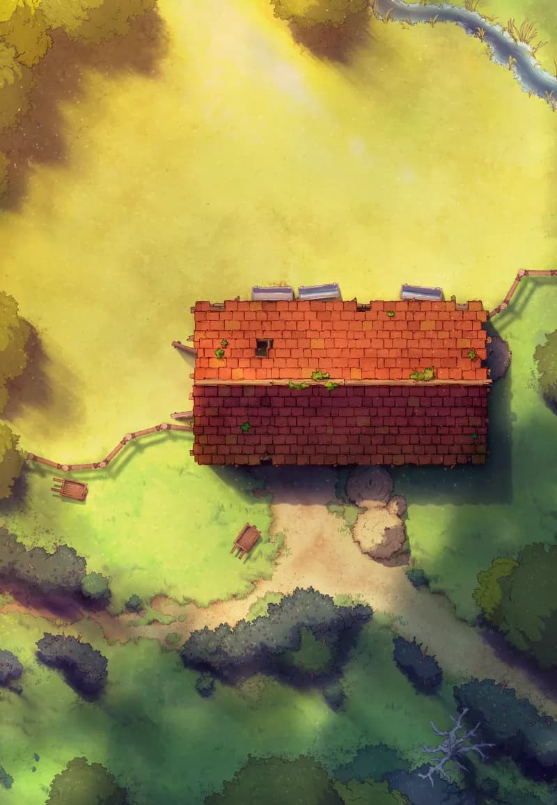 Ages of the Vale: Barn map, Roof Sunset variant thumbnail