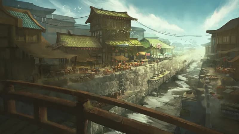 Floating Market map, Drought Day variant