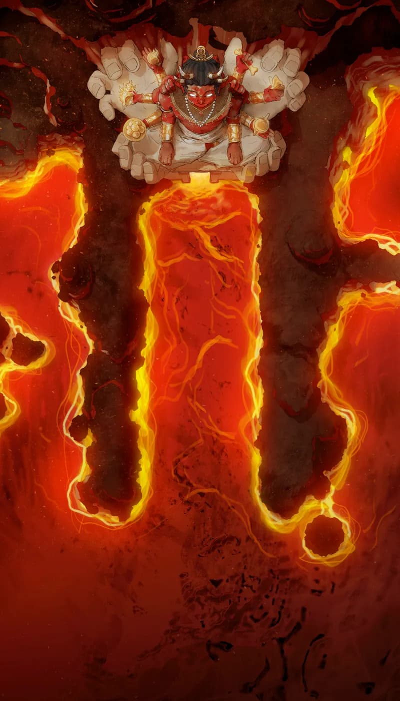 Necropolis Entrance map, Lava Temple variant thumbnail