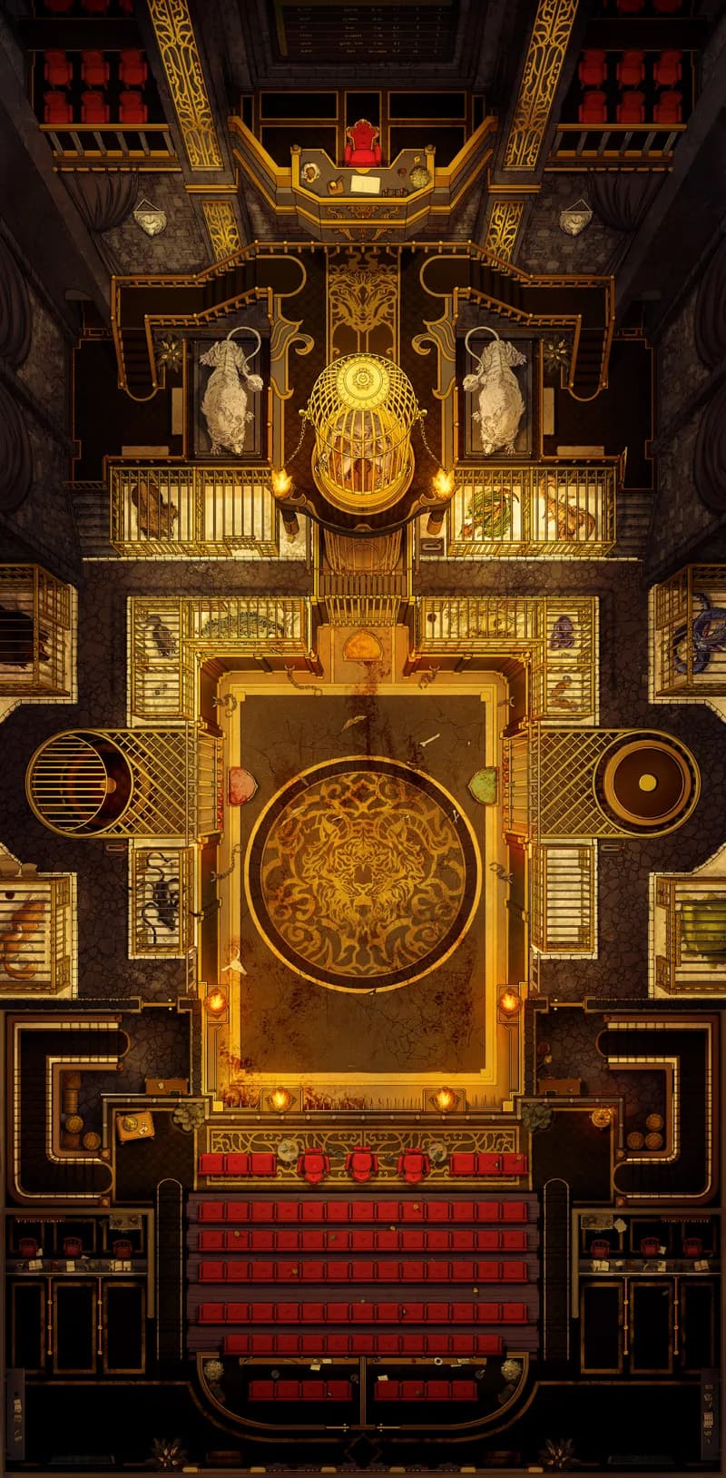 Monster Fighting Pit map, Ebony Day variant thumbnail