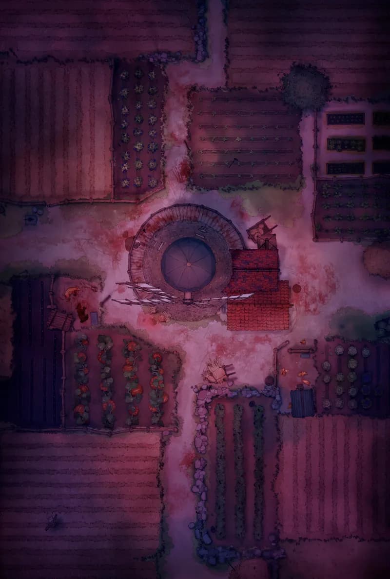 Windmill Farm map, Red Moon Bloody Night variant thumbnail