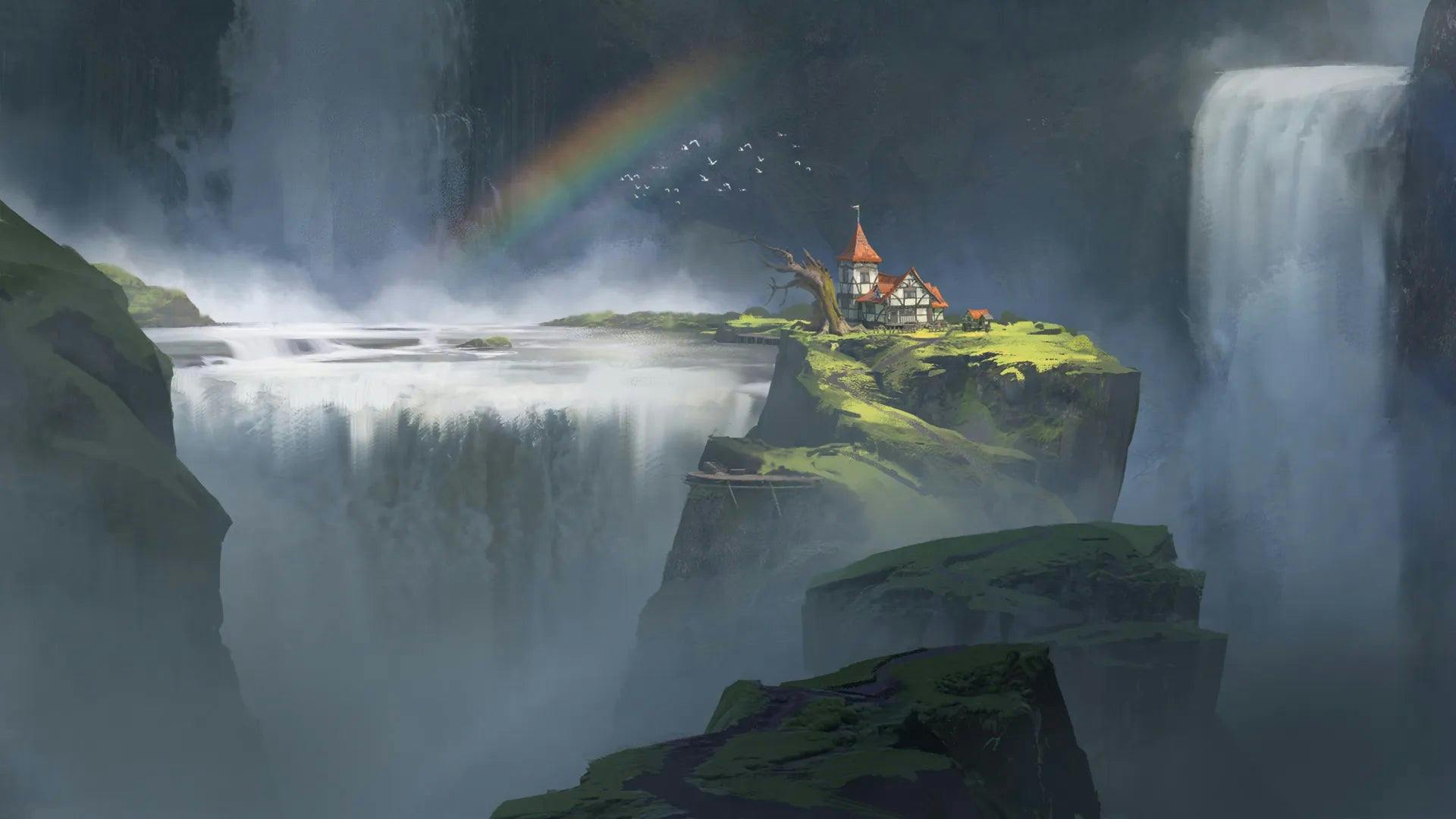Wonderful Wizard Waterfall Scene