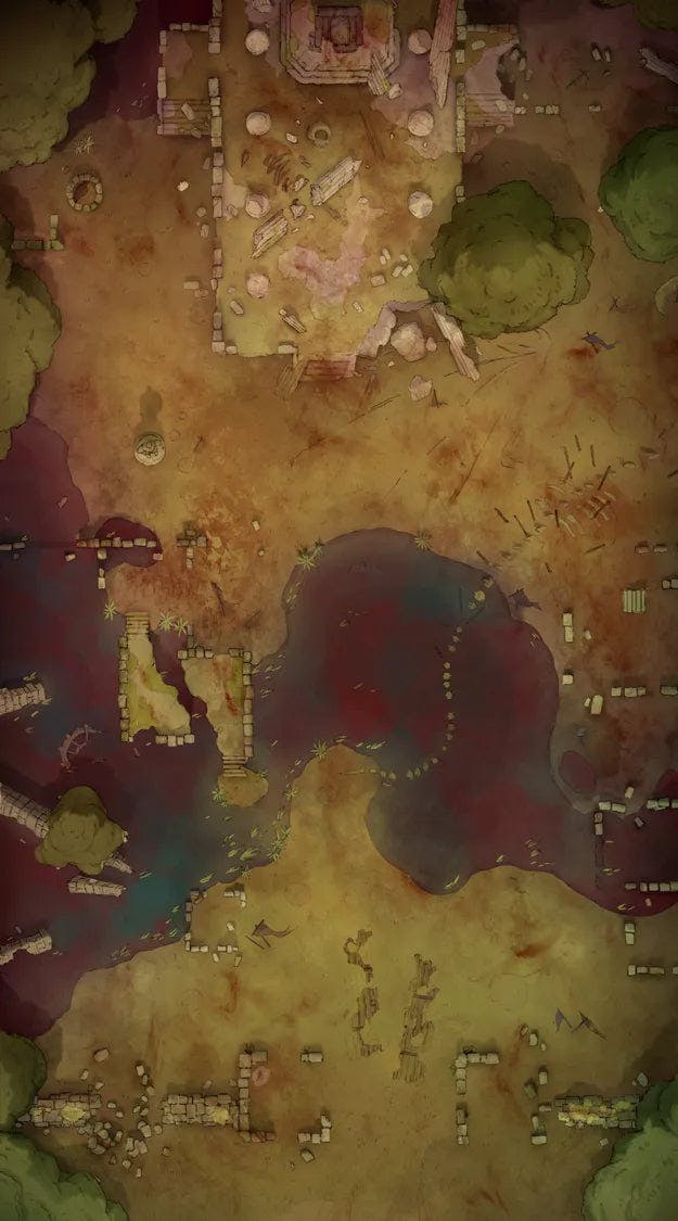 Ancient Battlefield Map - a8770b7dc9132ce3c1378edc2eb1e319