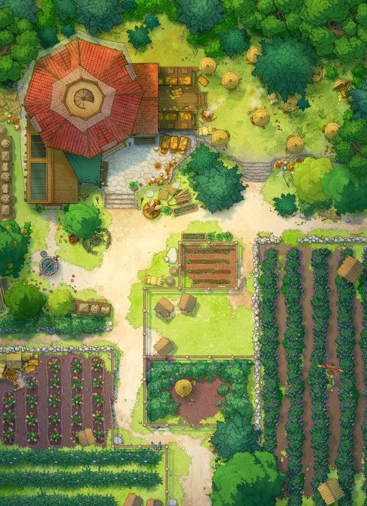Tranquil Apiary Map