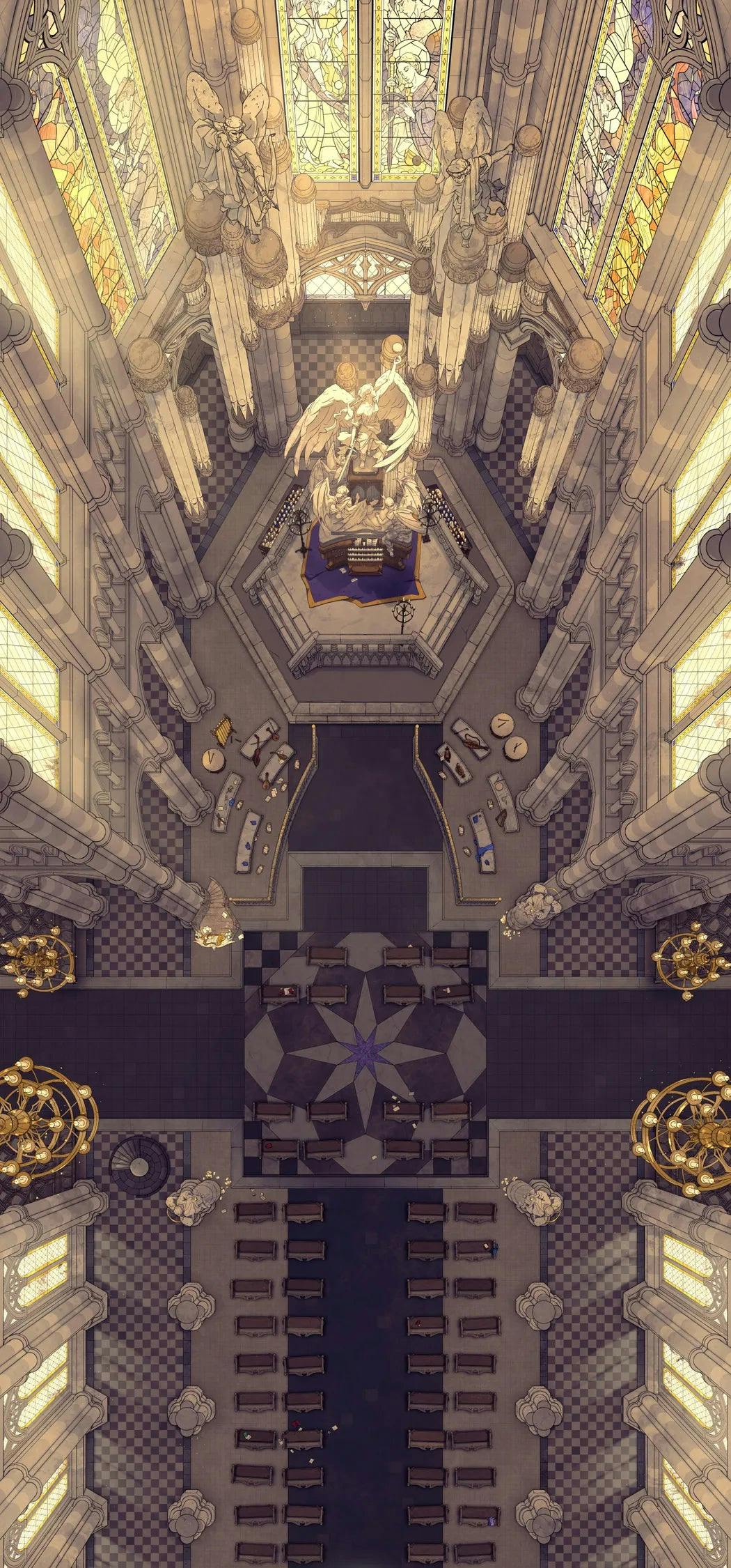 Grand Cathedral Interior Map