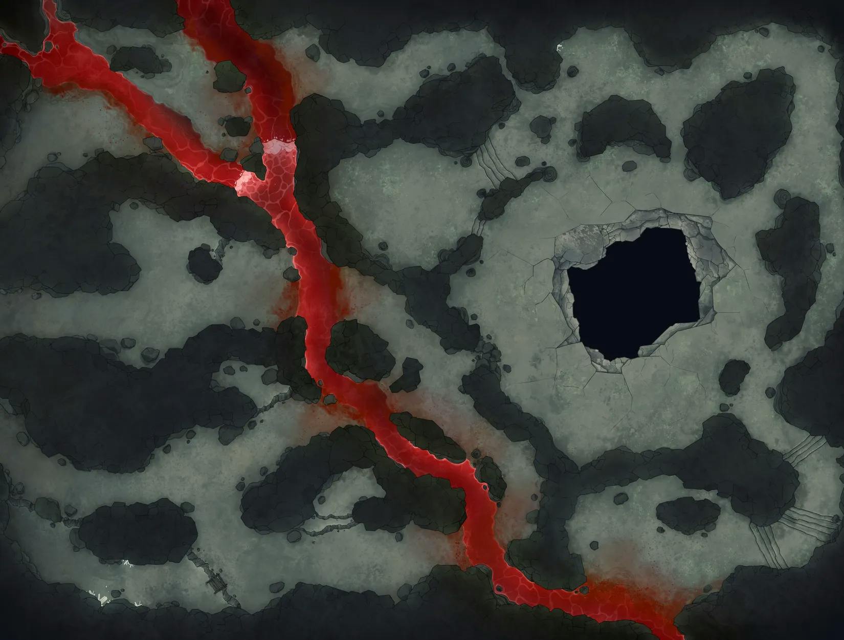 Mushroom Infested Mines map, Blood River variant thumbnail