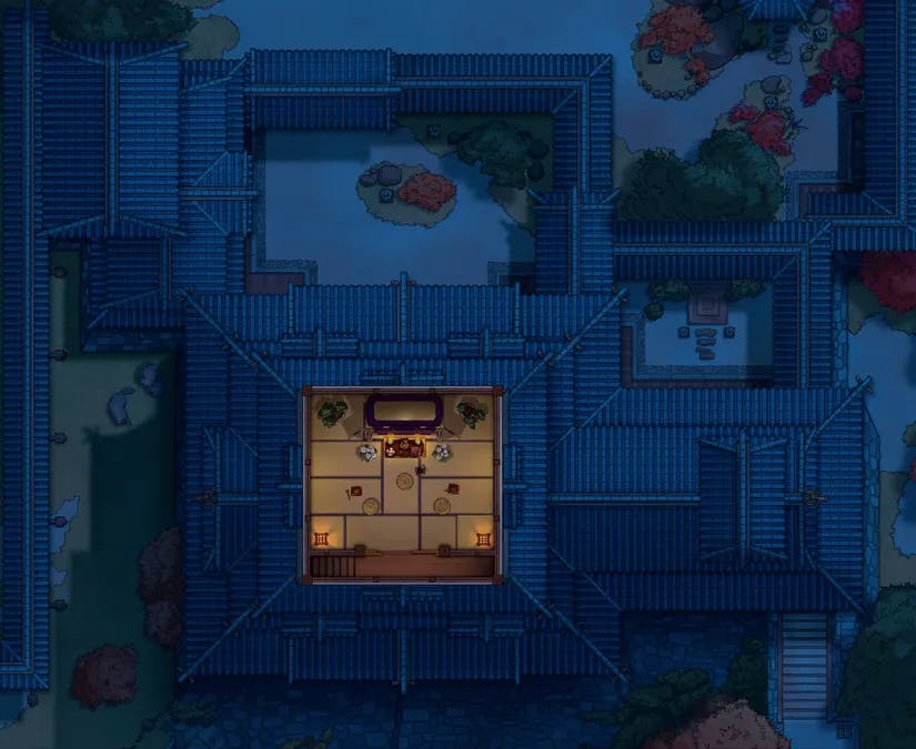 Japanese Castle Interior map, Floor 05 Original Night variant thumbnail