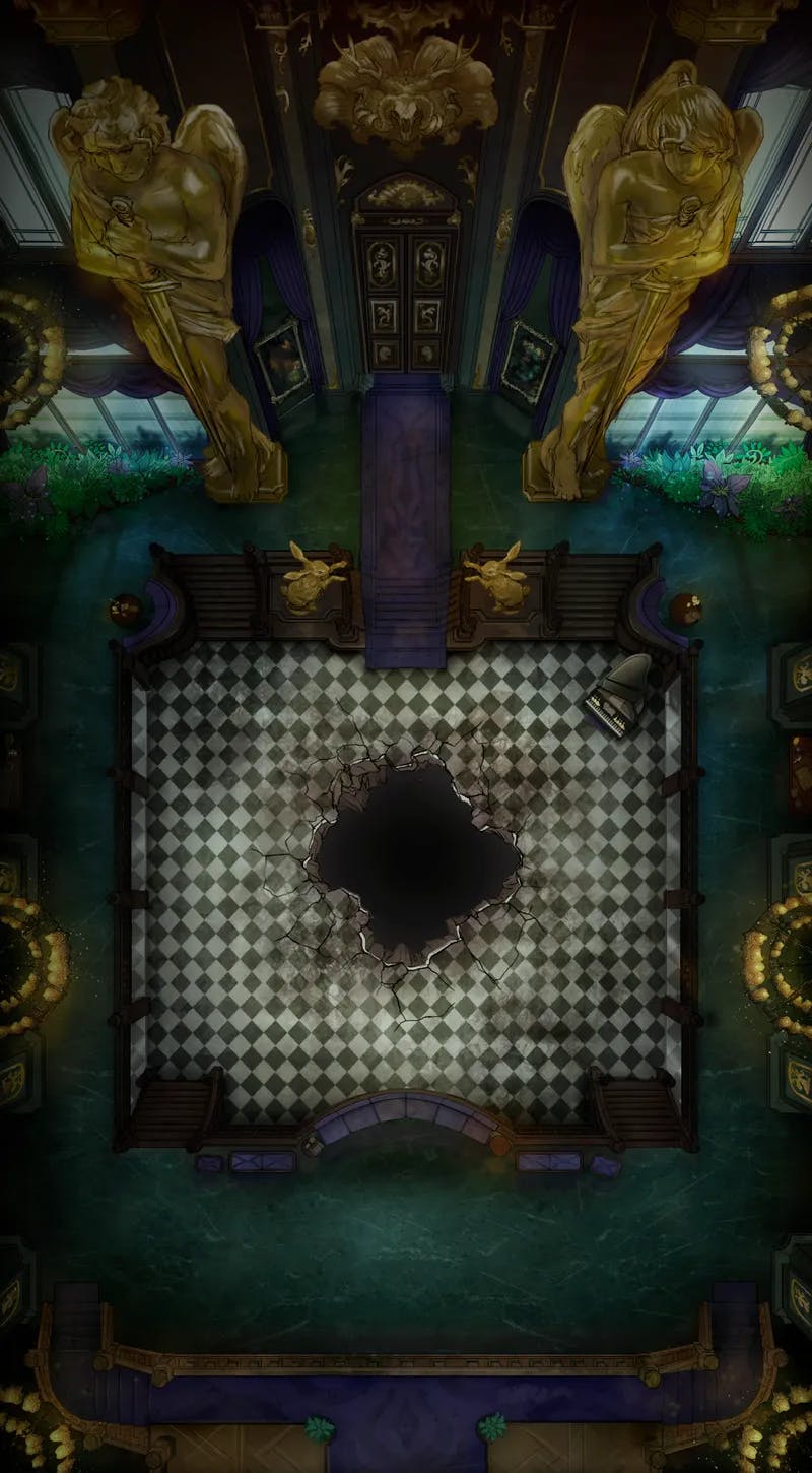 Opulent Ballroom map, Hole variant