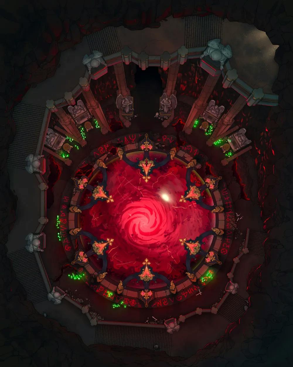 Lich Catacomb map, Secret Tunnel variant