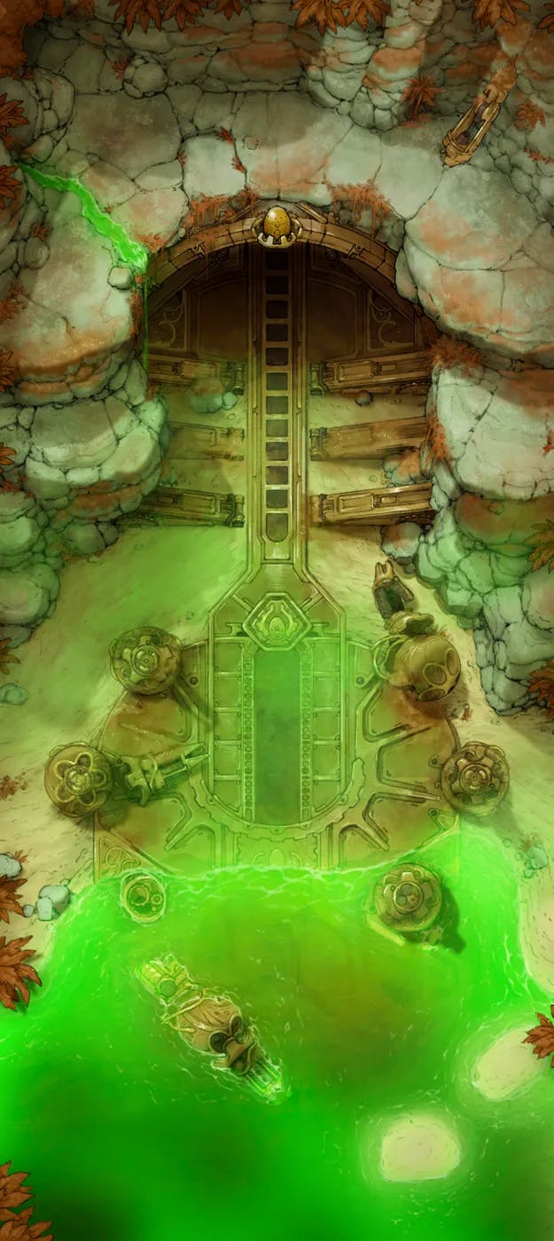 Clockwork Dragon Lair Exterior map, Toxic variant