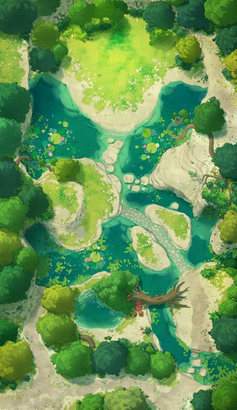 Nymph Fountain map, Natural variant thumbnail