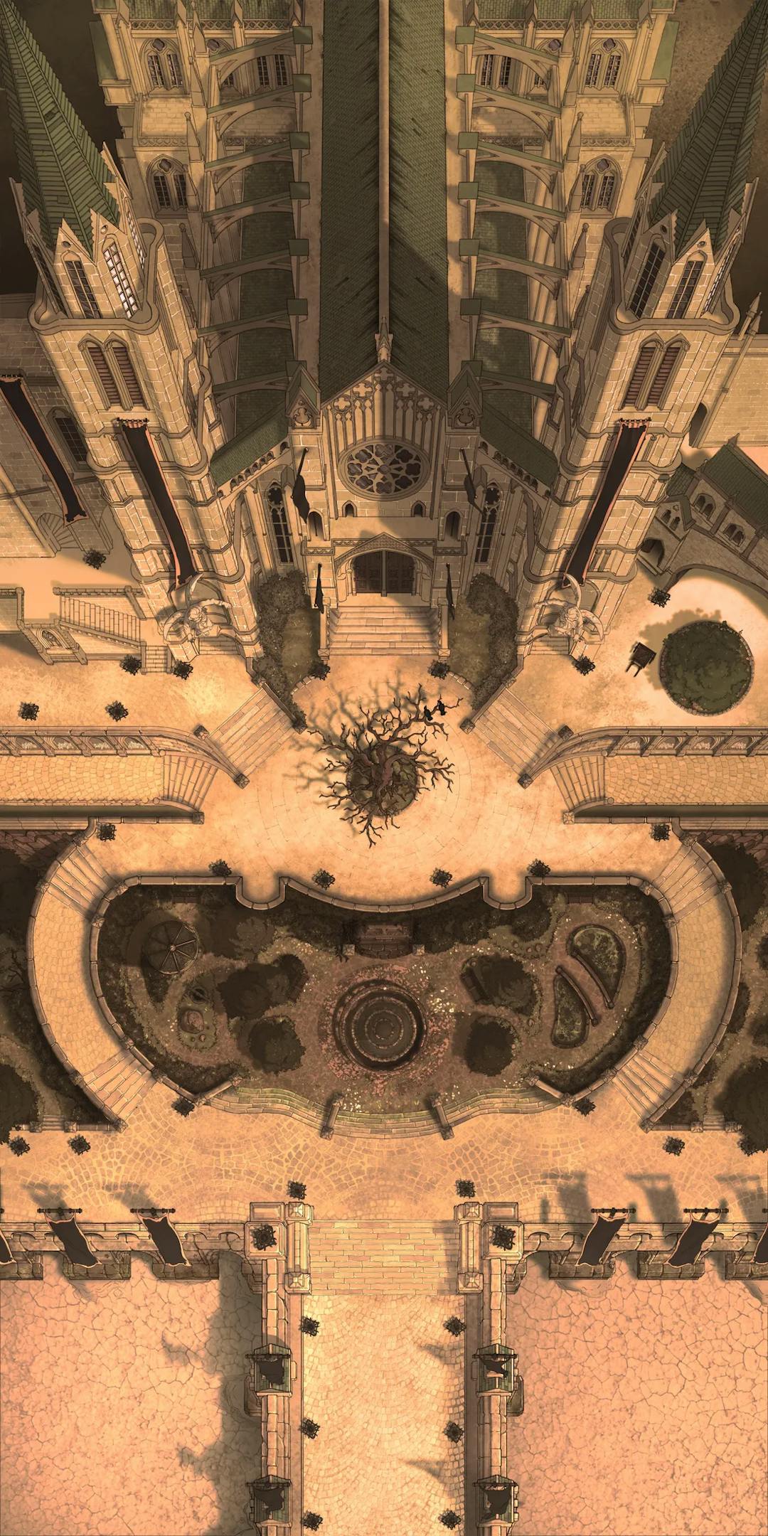 Grand Cathedral map, Drought variant