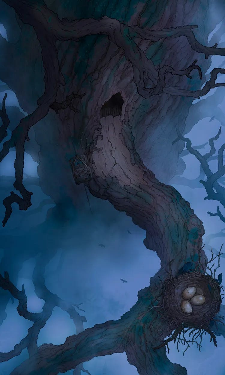 Yggdrasil Branch Overlook map, Original Night variant
