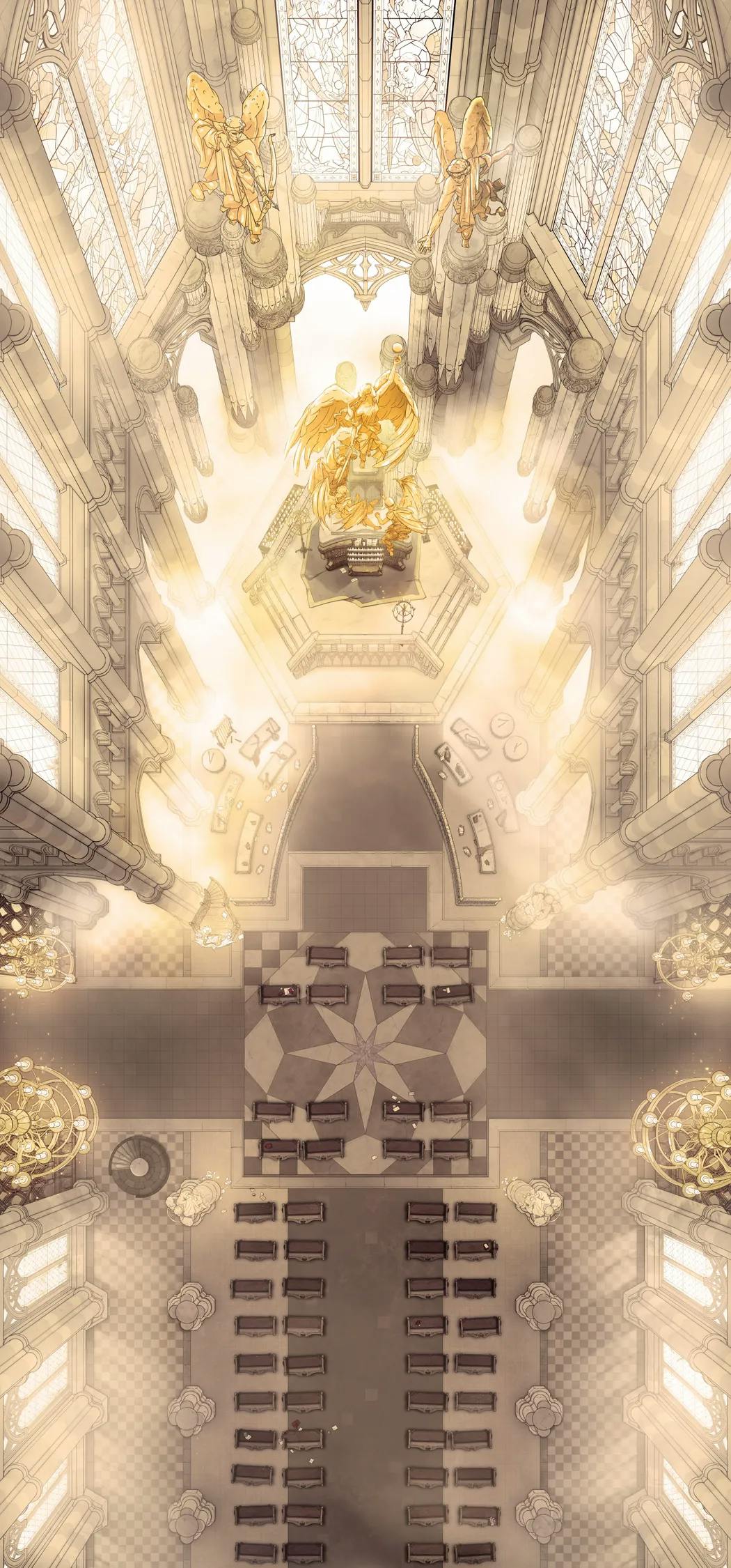 Grand Cathedral Interior map, Golden Light variant thumbnail