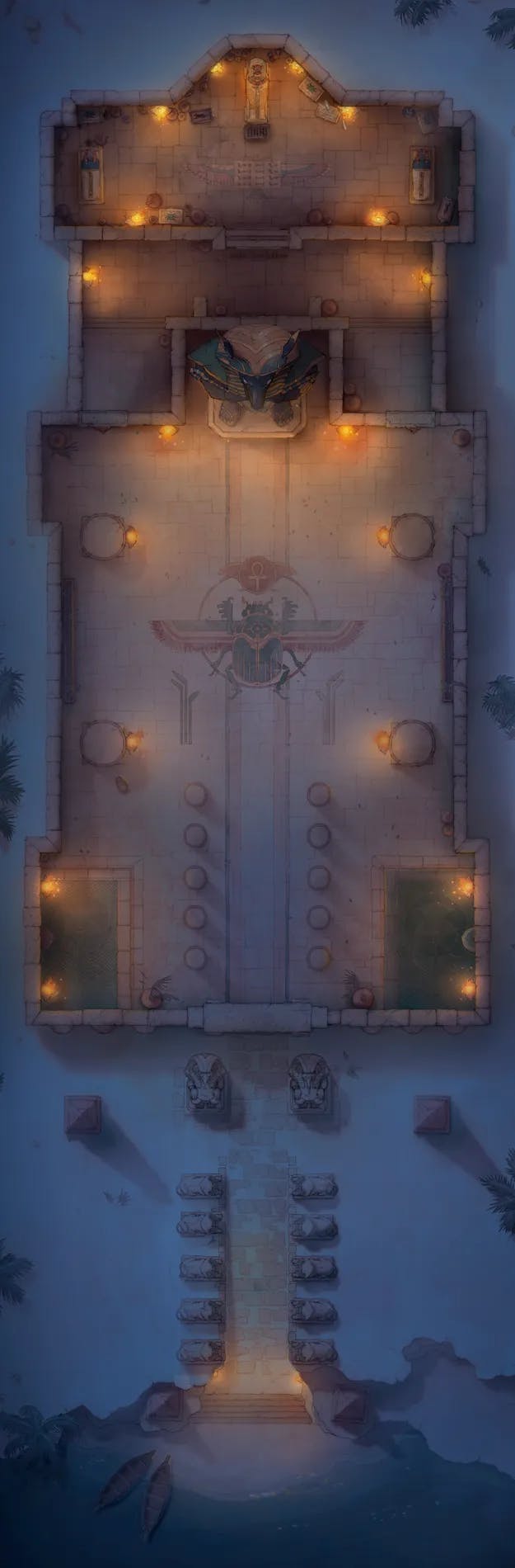 Pharaoh's Tomb map, Original Night variant thumbnail