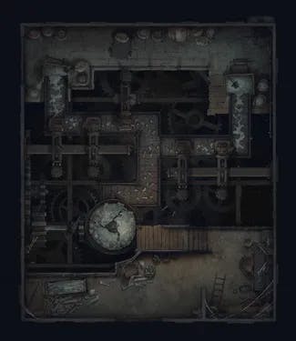 Bone Mill Interior map, Abandoned variant thumbnail