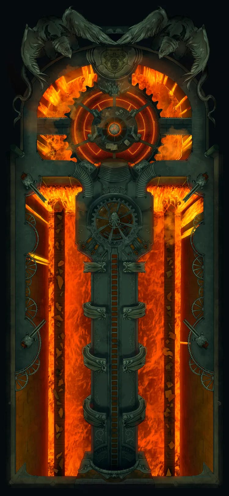 Clockwork Dragon Lair Interior map, Gunmetal variant thumbnail