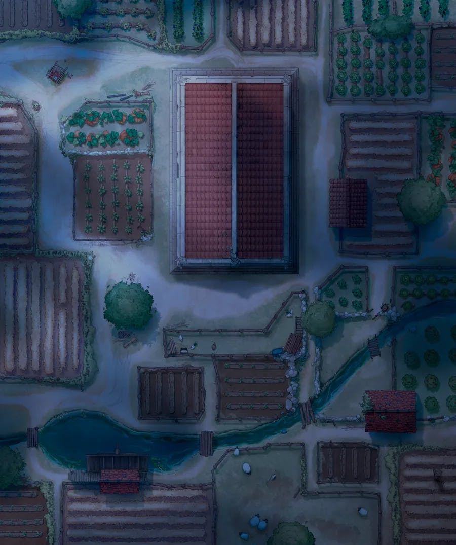 Temple Pastures map, Original Night variant