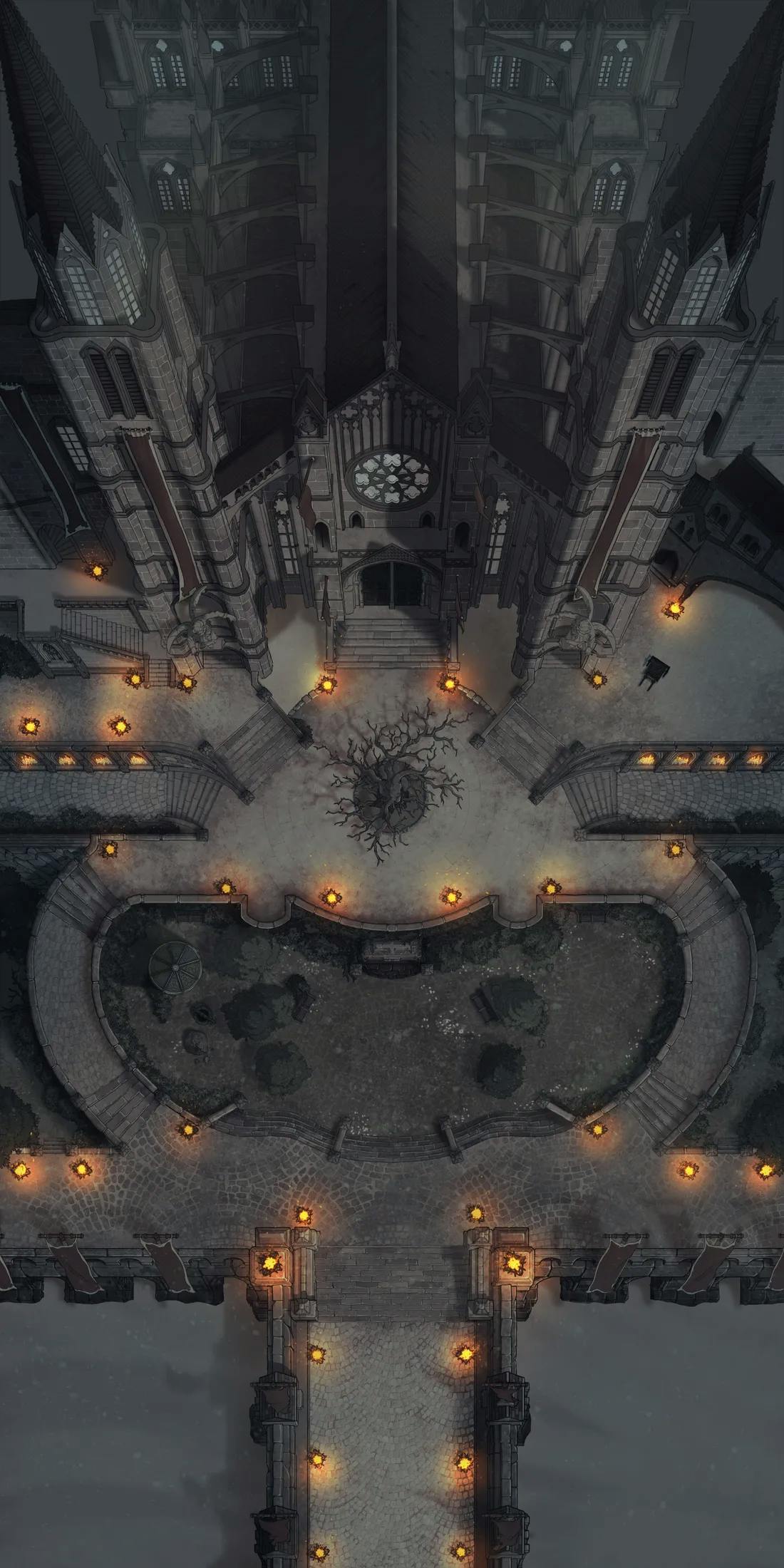 Grand Cathedral map, Desert Night variant thumbnail