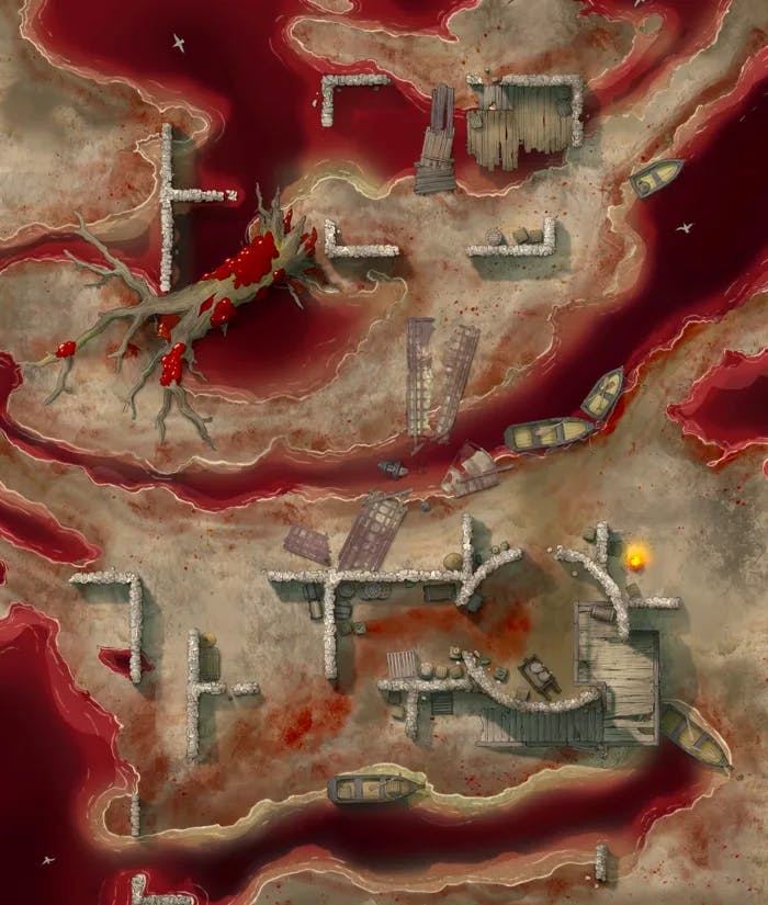 Smuggler's Fen map, Blood Swamp variant