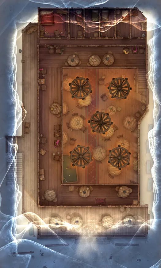 Wild West Saloon map, Top Floor Time Warp variant thumbnail