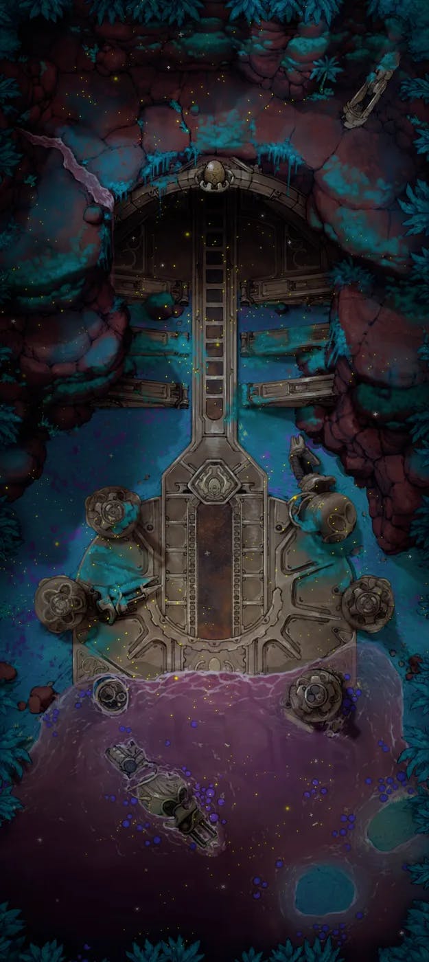 Clockwork Dragon Lair Exterior map, Feywild variant