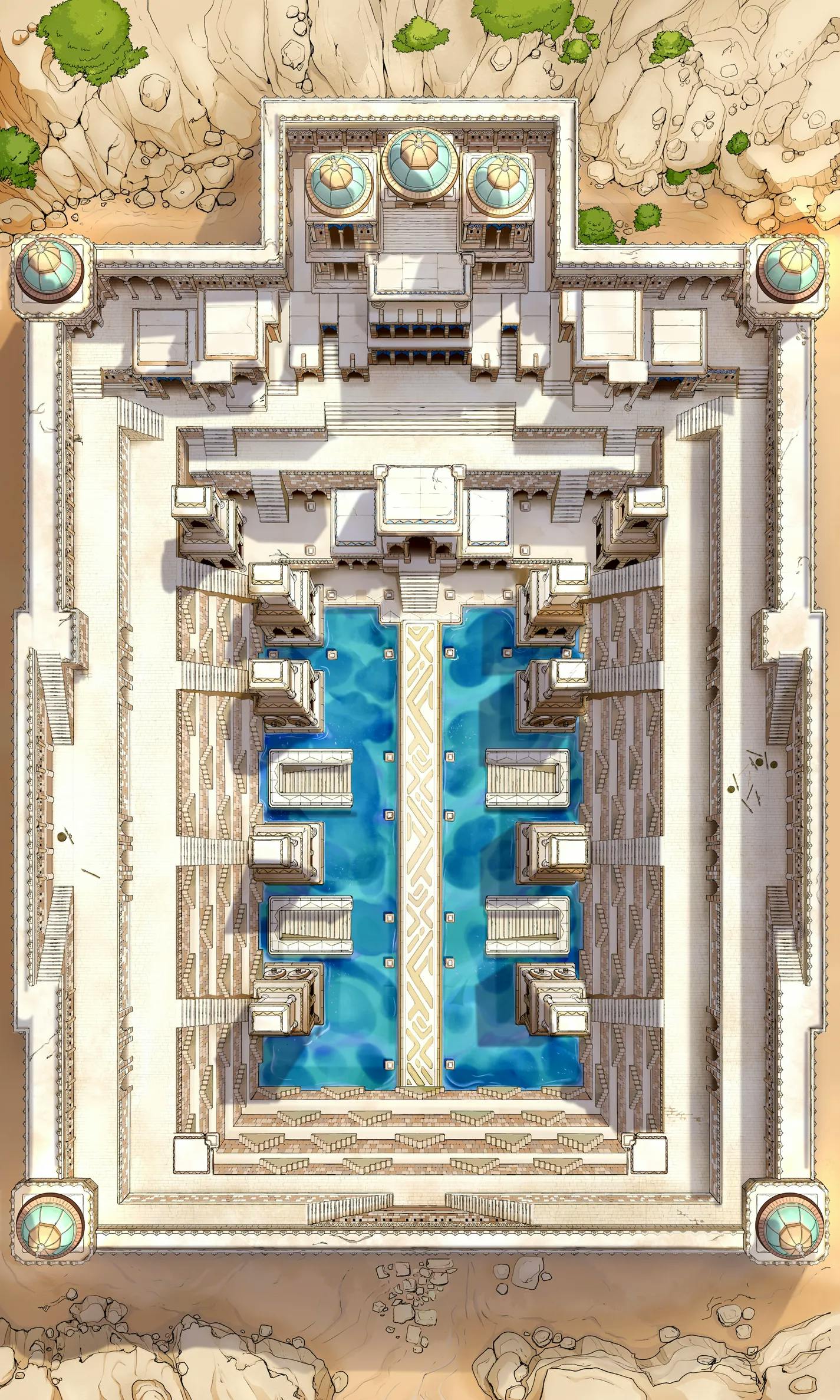 Ancient Stepwell map, Golden Well variant thumbnail