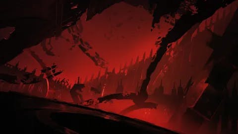 Chrono Chaos Ruins map, Hell Gate variant