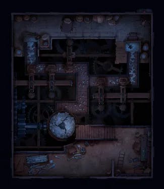 Bone Mill Interior map, Original Night variant