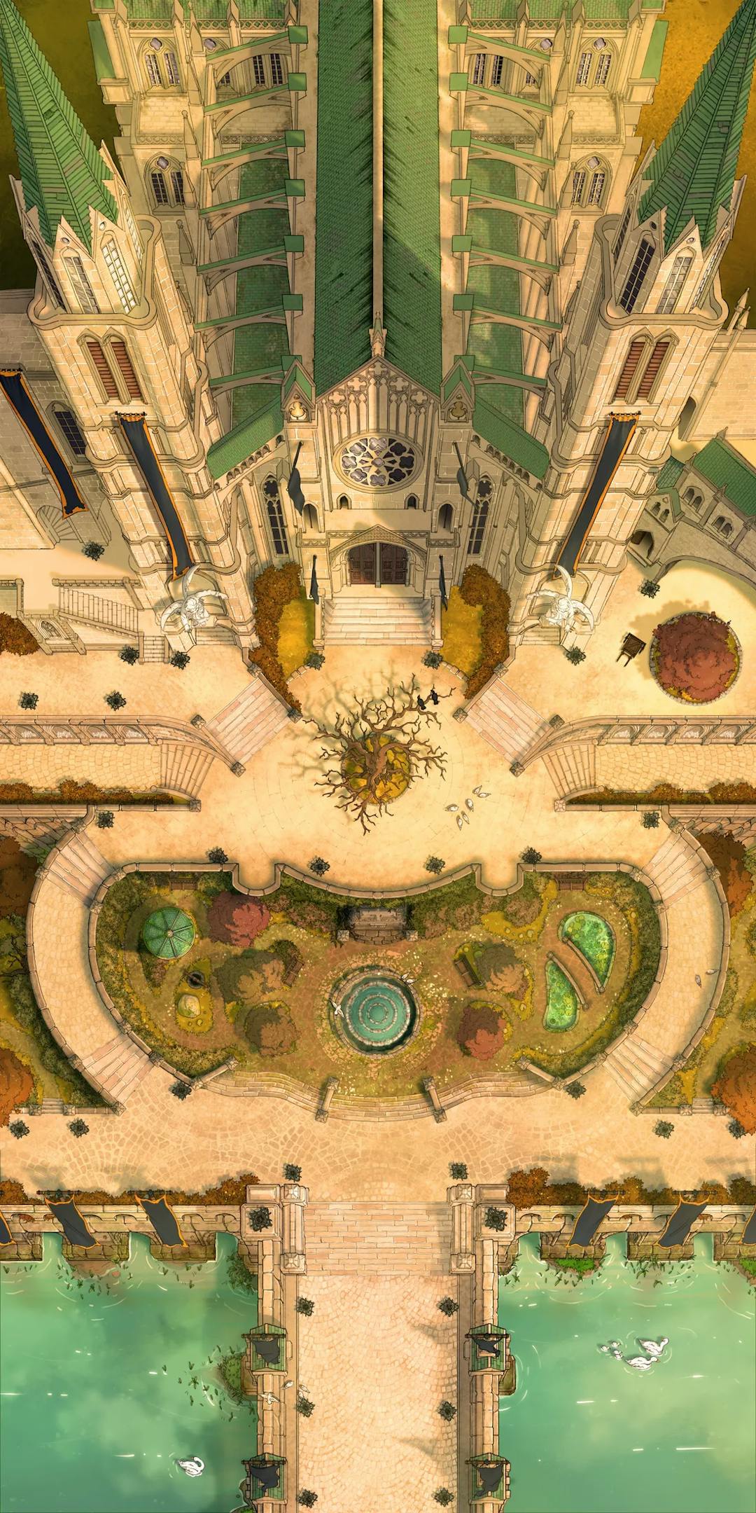 Grand Cathedral map, Autumn variant