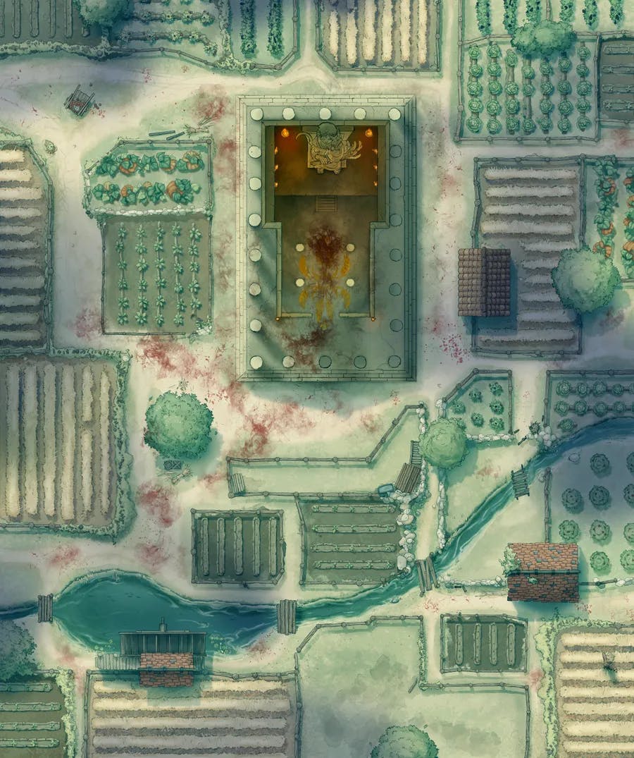 Temple Pastures map, Massacre Inside variant